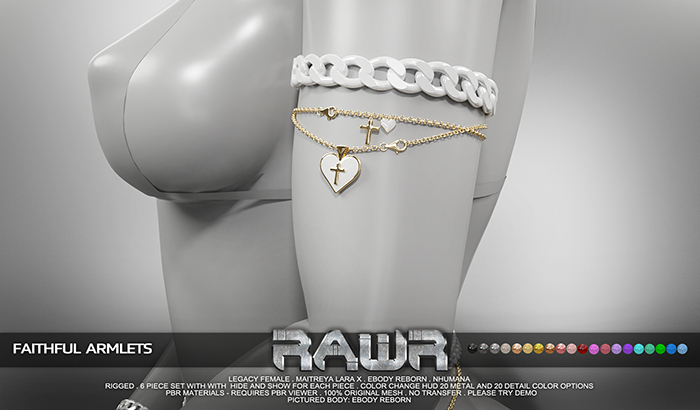 RAWR! Faithful Armlets (add me)
