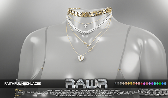 RAWR! Faithful Necklaces (add me)