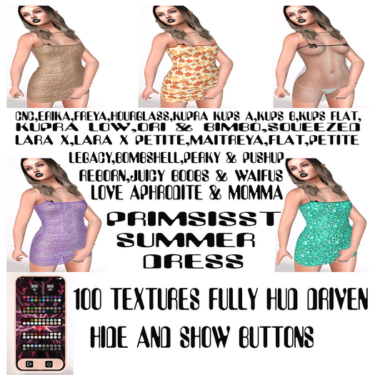 PrimsiSSt Summer Dress with hud