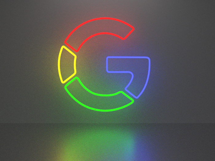 Google neon sign Full Permission