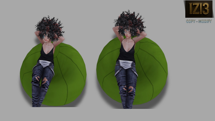 Pouf Relax animated, Copy & Modify