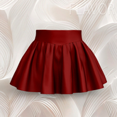 Red Y2K KUPRA SKIRT