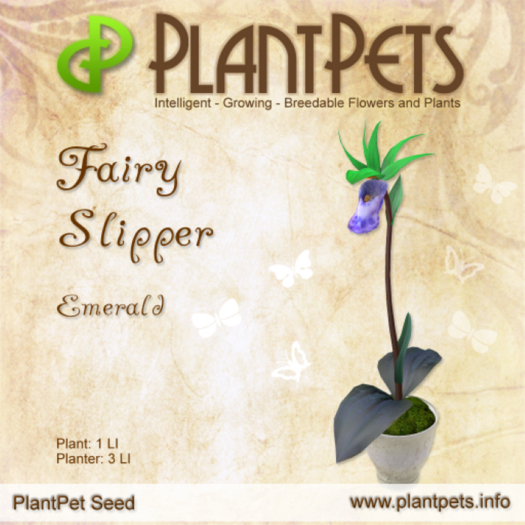 PlantPet Seed [Fairy Slipper *Emerald*]