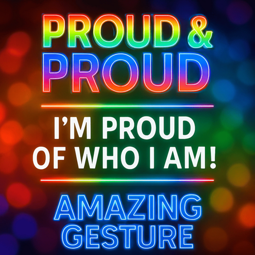 PROUD & UNSTOPPABLE Voice FX – Pride Month Celebration Shout with Animation | Second Life Gesture by Amazing Gesture