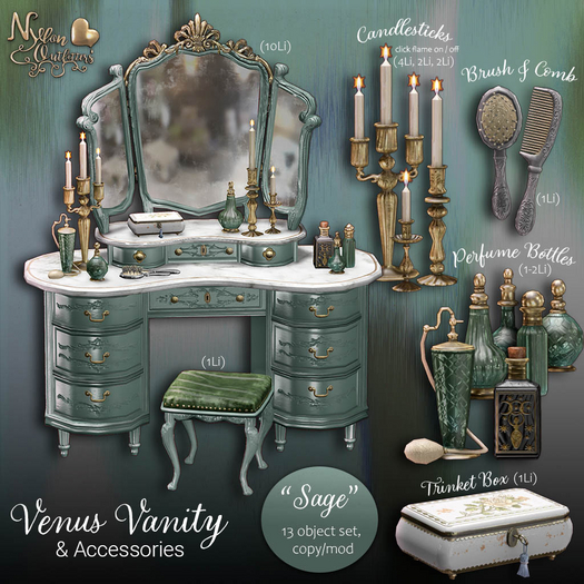 (NO) Venus Vanity - Sage Set