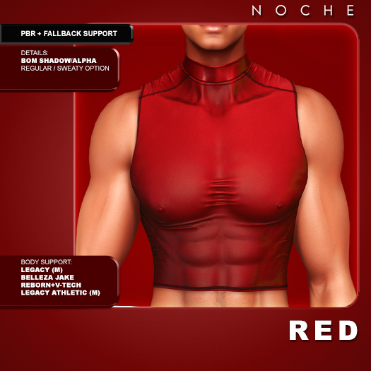 Noche. Avery Tank Red
