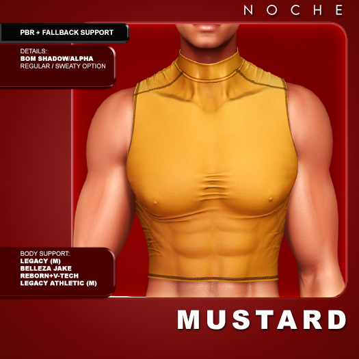 Noche. Avery Tank Mustard