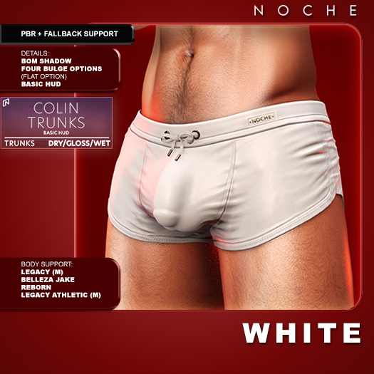 Noche. Colin Trunks White