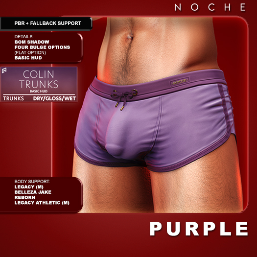 Noche. Colin Trunks Purple