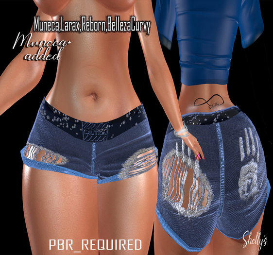 Demo_hands on booty shorts