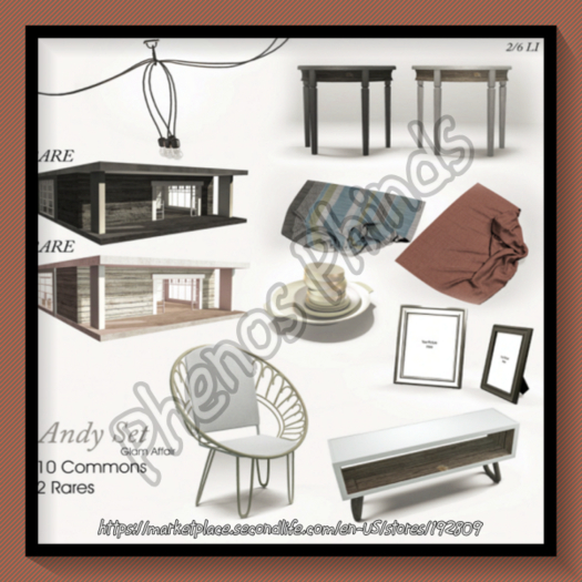 Glam Affair - Andy Industrial Lamp RETIRED GACHA