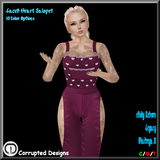 Laced Hearts Salopet