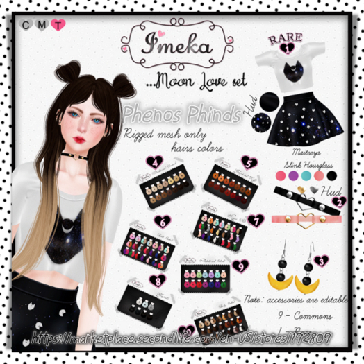 {Imeka} Yunna Hair  - Blondes and Browns RETIRED GACHA