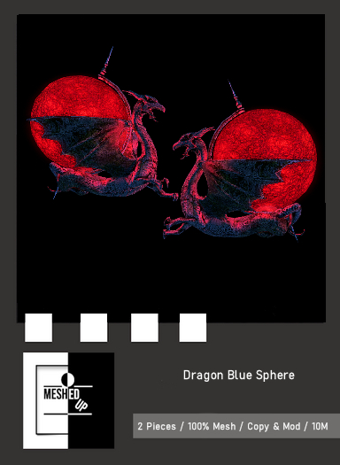 MeshedUp: Dragon Red Sphere Pack