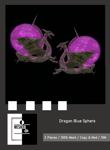 MeshedUp: Dragon Pink Sphere Pack