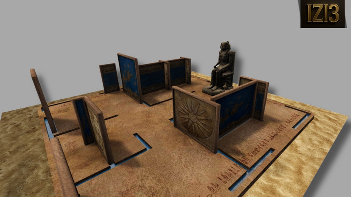 Egyptian Commercial Structure - Mesh Copy/Modify