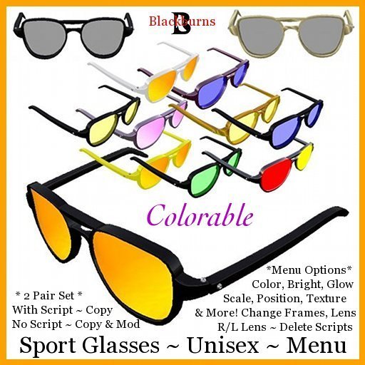 Sport Glasses 2 Pair Set