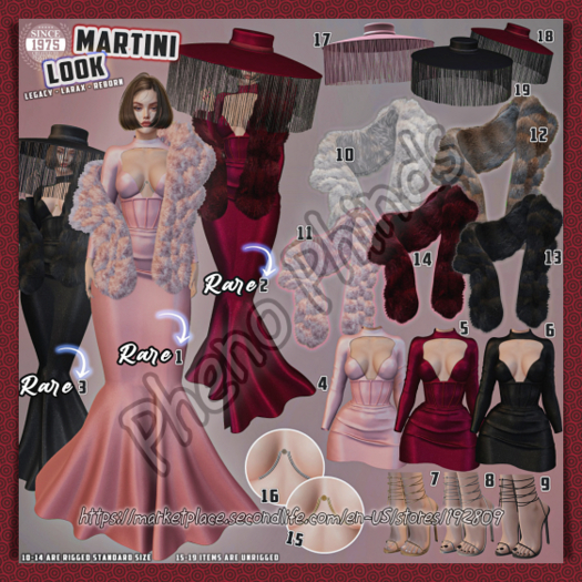 18.[Since1975] Martini Hat - Maroon