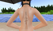 Freakie Planets and North Star Back Tattoos