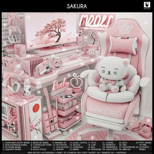 2. BAMSE : Sakura - Desk + Extension RARE