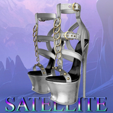 Silver Reina Heels Erika