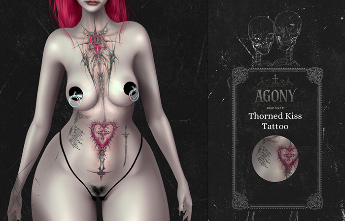 AGONY ' Thorned Kiss Tattoo '