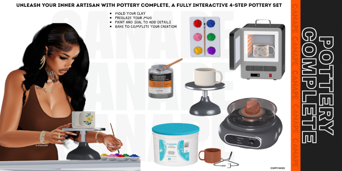 [Canape] Pottery Complete Set - FATPACK