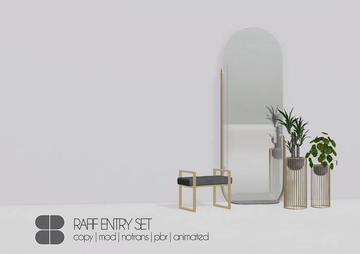 8 Rafif Entry Set PBR - Mirror BLACK GOLD