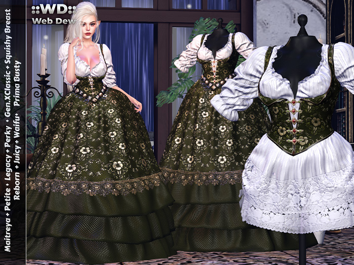 ::WD:: Gown Marquise - Green