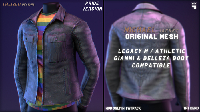 TREIZED Michael Jacket PRIDE EDITION SINGLE COLOR
