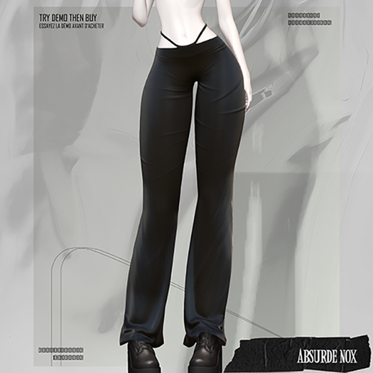 Absurde_Nox // Pants Social_Leather