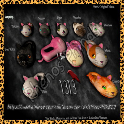(*<*) 1313 Crazy Cat Lady Slippurrs - Piper RETIRED GACHA