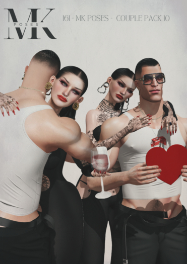 161 - MK POSES - COUPLE PACK 10