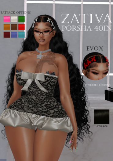 #TIVA PORSHA 40IN (BLACK) 