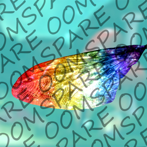 Rainbow Cosmic Housefly Wing Texture