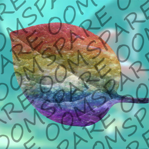 Rainbow Cosmic Leaf Wing Texture