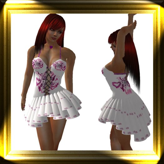 Dress Heart White