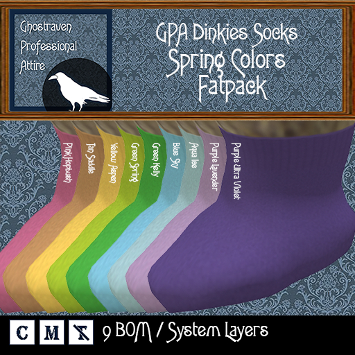 GPA Dinkies Socks BOM - Fatpack Spring Colors