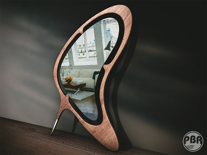 Sixties Mirror (PBR)