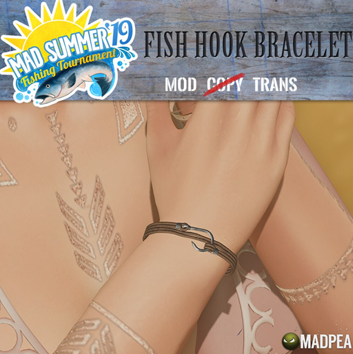 MadPea Fish Hook Bracelet (add)