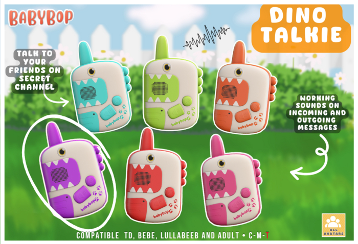 :bb: Dino Talkie - Purple