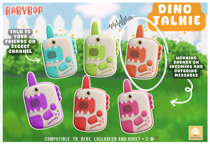 :bb: Dino Talkie - Orange