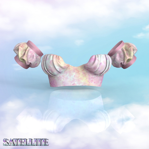Pastel Folds Top Kupra