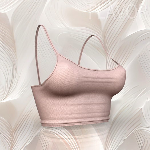 Beige Min Tank Top Waifu