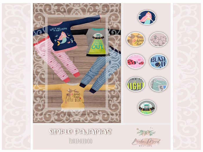 - B.M - Simple Pajama - Mermaid