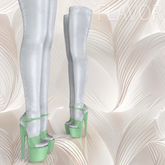 Mint Heels and Socks Kupra