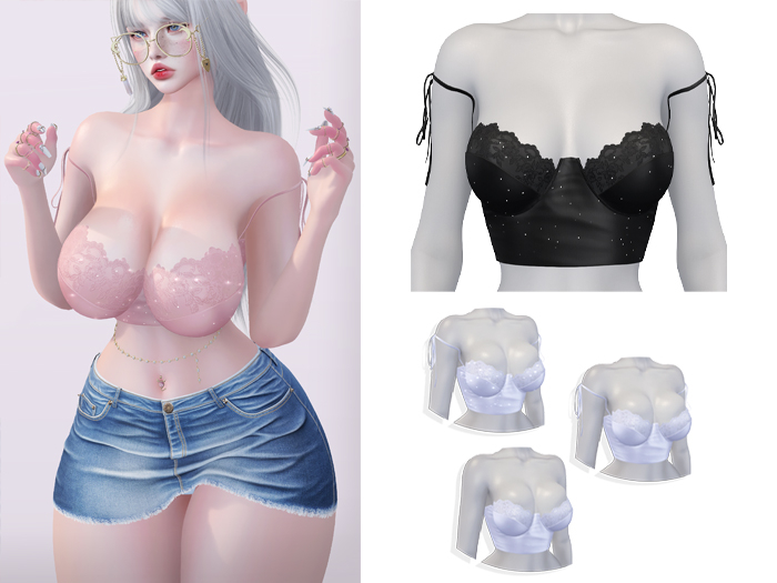 Mossu - Madison Top - Black 