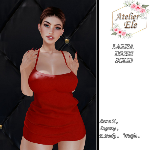 {AE}  LARISA DRESS & PANTIES SOLID