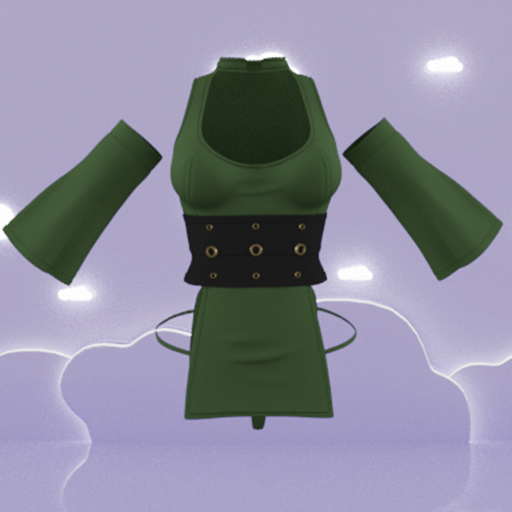 .::Dlirium::.Dress Ursula  Green