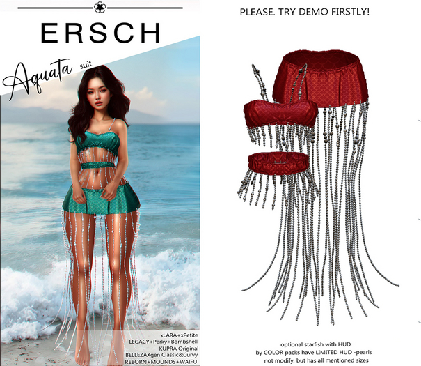 ERSCH - Aquata Suit -red-